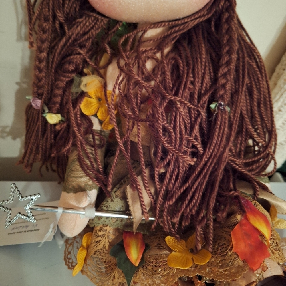 RARE Handmade My Enchanted Factory Soft Bodied Fairy Doll Magical Whimsical - Picture 9 of 12